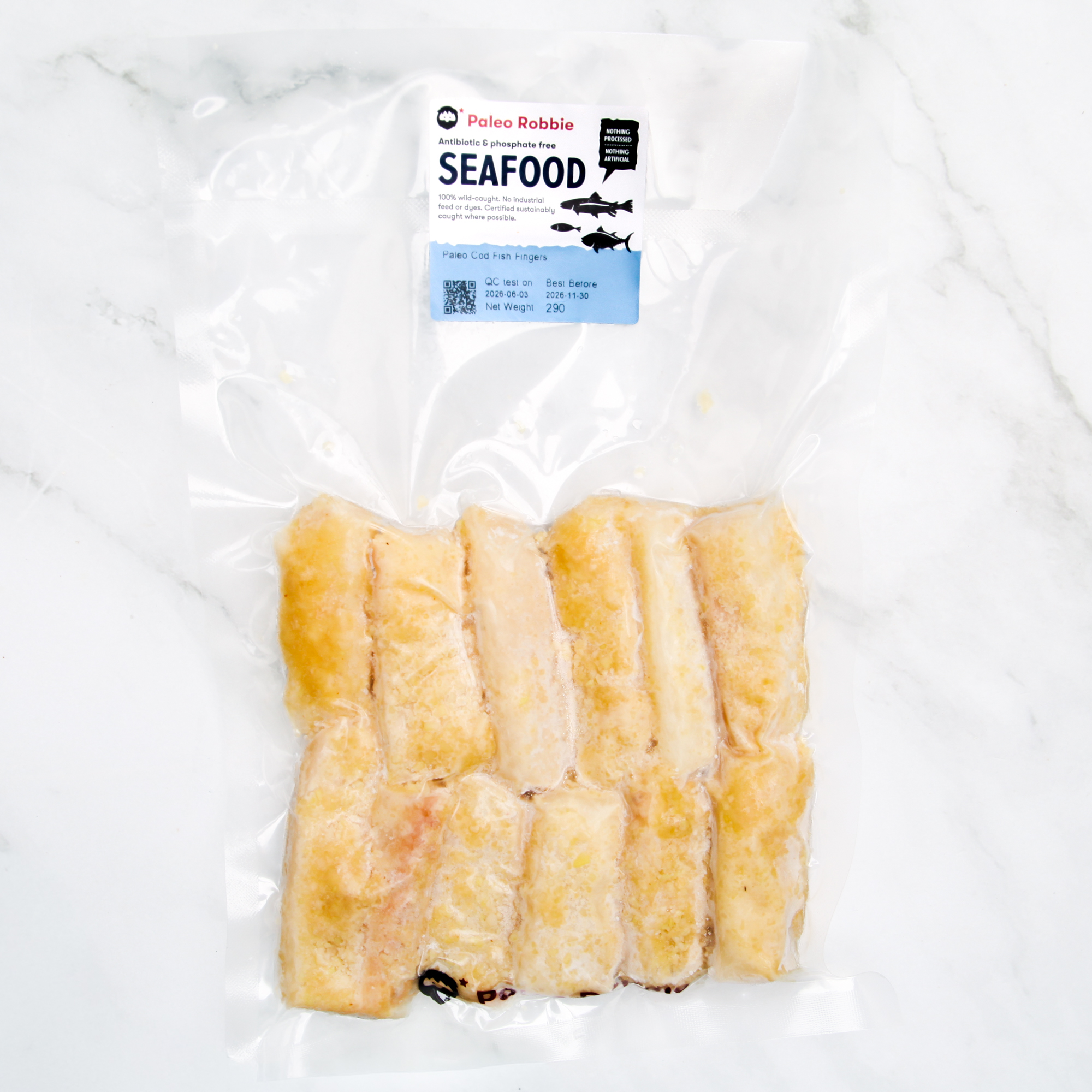 Paleo Cod Fish Fingers